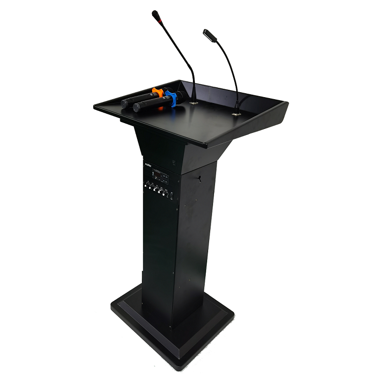 SONBS Manufacturer Professional Digital Podium Wooden Lectern Conference Classroom Church Podium For Sale