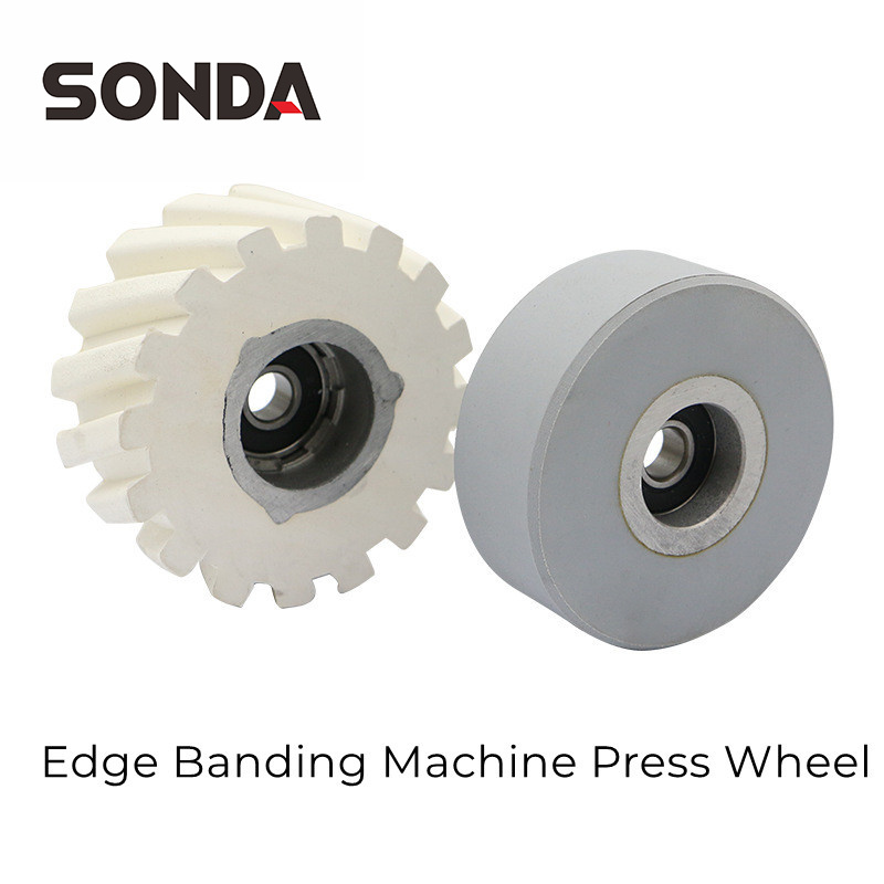 Rubber Wheel Jidong Automatic Edge Banding Machine Accessories Conveying Pressure Wheel Roller Feeding Wheel