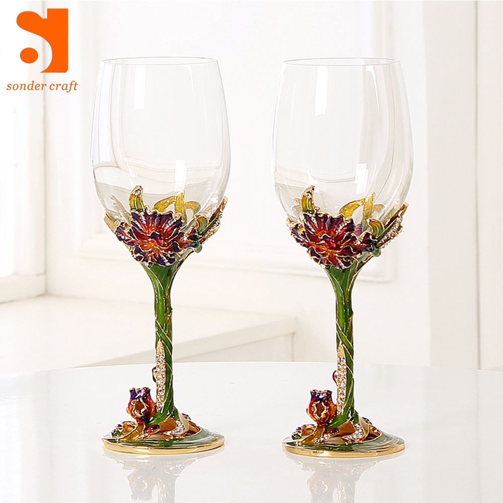 SONDER New Arrival Crystal Wine Glassware Unique Wine Glass Set