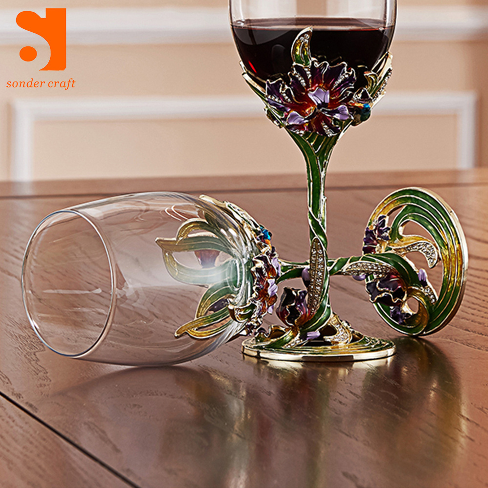 SONDER New Arrival Crystal Wine Glassware Unique Wine Glass Set