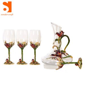 SONDER New Arrival Crystal Wine Glassware Unique Wine Glass Set