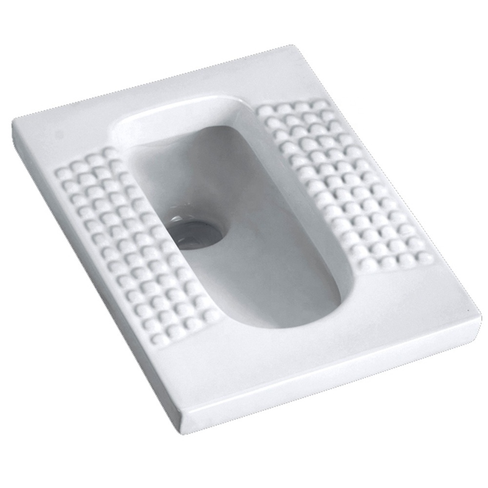 340A Sanitary Ware Ceramic Shower Toilet Squatting Excellent Quality Ceramic Toilet Pan