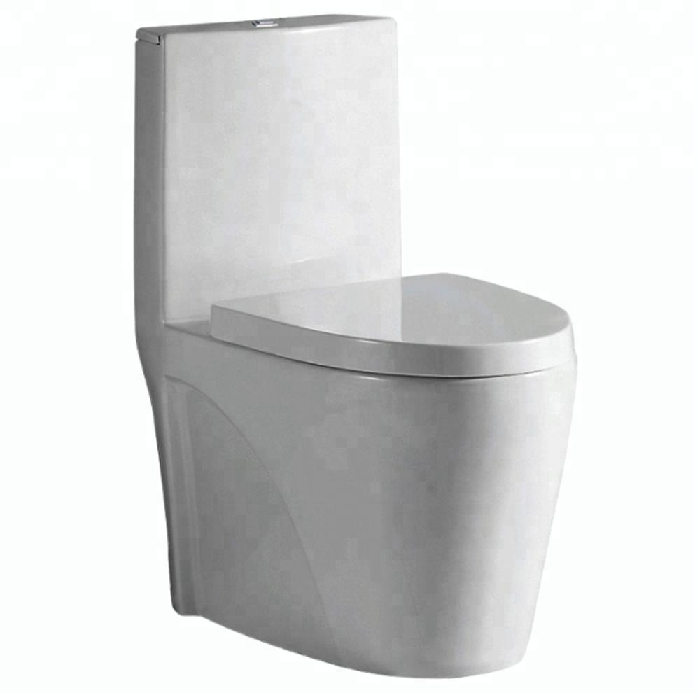 9168 Hotel Bathroom Sanitary Ware Commode Portable One Piece Ceramic Toilets Elegant Design