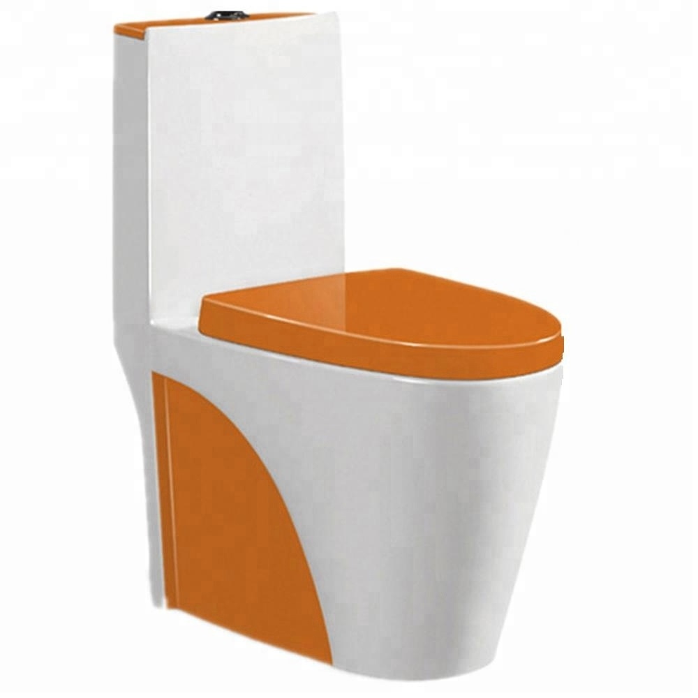 9168 Hotel Bathroom Sanitary Ware Commode Portable One Piece Ceramic Toilets Elegant Design