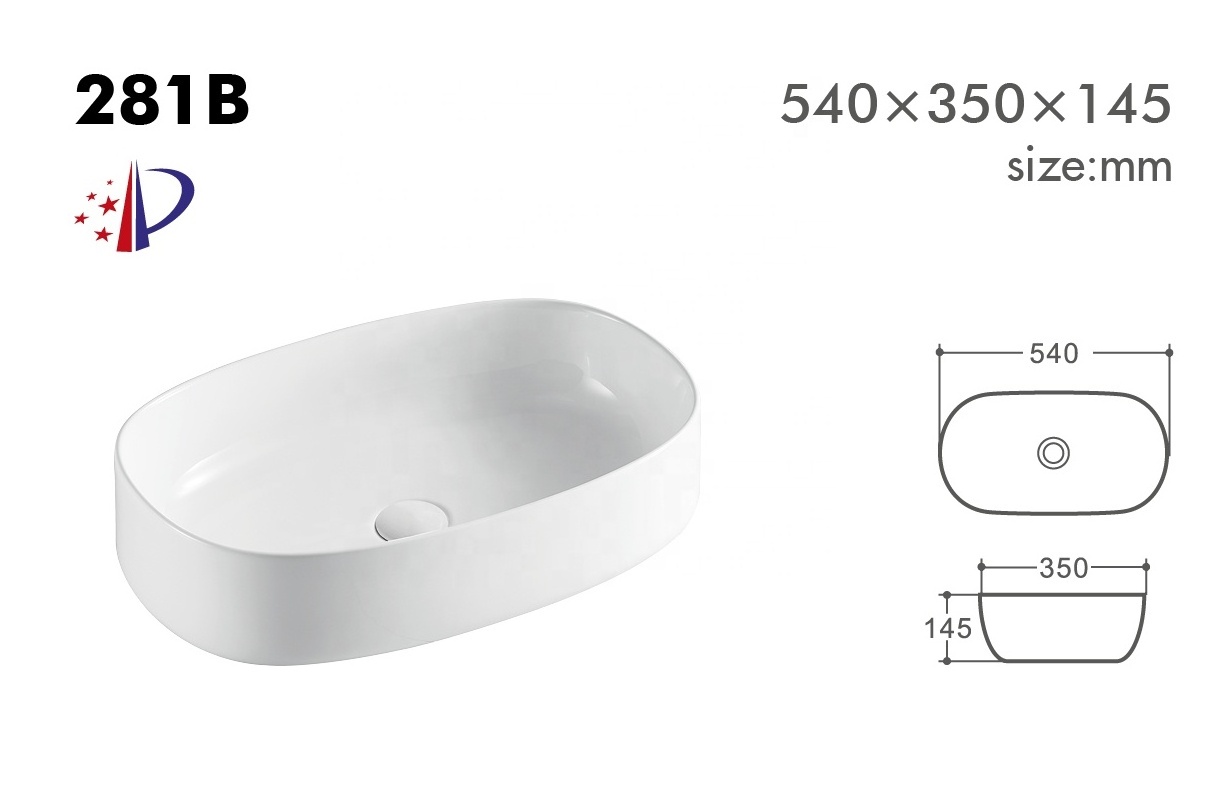 Chaozhou Excellent Quality Modern Design Wash Hand Thin Round Circular Ceramic Vessel Art Basin