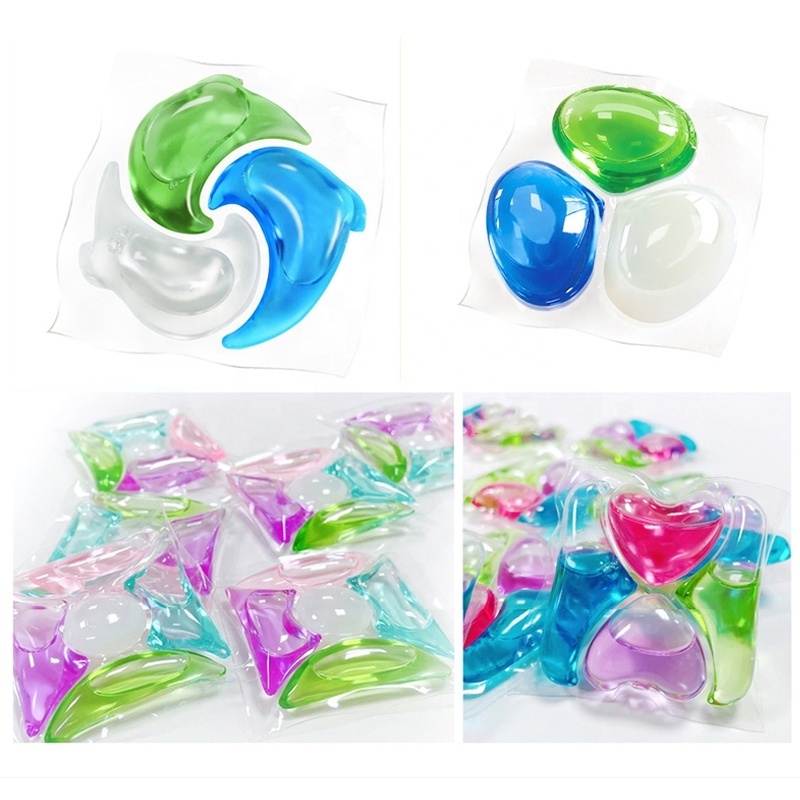 OEM High Quality Laundry Pod Water Soluble Lasting Smell Liquid Laundry Detergent Capsules