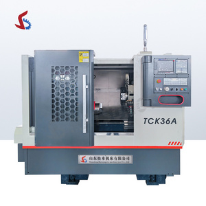 High Rigidity TCK36A Slant Bed Cnc Lathe TCK36 Turning Center with Linear Guideway