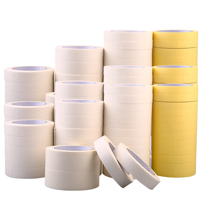 Premium Industrial Grade Textured Paper Masking Tape, Multi-Purpose Tape Best for Decorating, Painting, Arts and Crafts