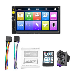 7" HD Autoradio 2 Din Car Radio Multimedia Player 2DIN Touch Screen Auto Audio Car Stereo MP5 BT USB TF FM Camera Universal