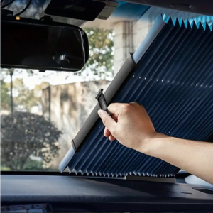 Universal Car Sunshade Accessories Front Window Sun Shade Cover Portable Retractable Interior Windshield Protective Sunshades