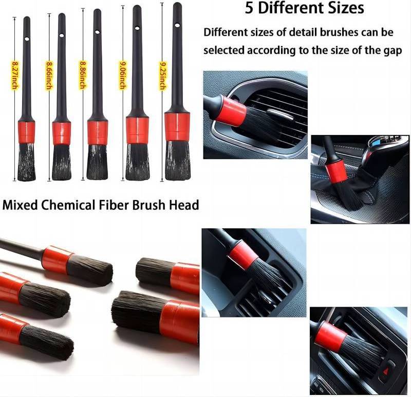 Hot Selling Cleaning Brush For Drill 18 Pcs Automatic Car Wash Brushes Auto Detailing Car Washer Brush Cleaning Tools Kit