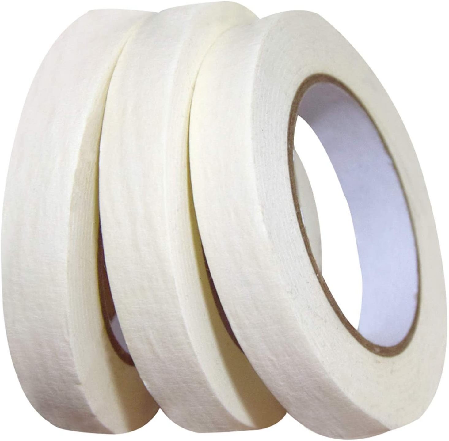 Premium Industrial Grade Textured Paper Masking Tape, Multi-Purpose Tape Best for Decorating, Painting, Arts and Crafts