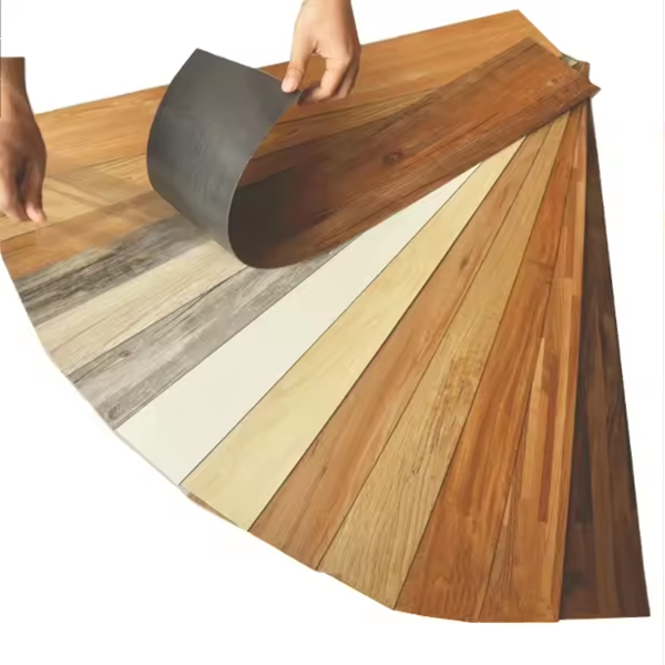 Wood Grain Dry Back / Glue Down Vinyl Floor LVT Flooring