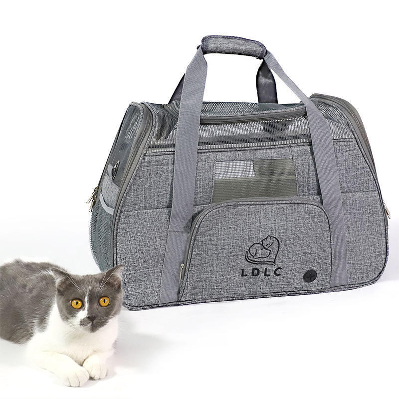 Songci Manufacturer outdoor breathable Portable cooling travel foldable cat dog carrier bag pet carrier