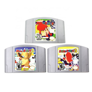 Retro 64 Bit Save Progress  USA Version  Card N64 Games Cartridge for Mario Party 1 2 3