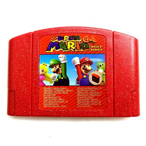 Drop Shipping Hack Version English Language Multi Game Card Red Shell 18 in 1 N64 Super Marlo Games Memory Card for Mario