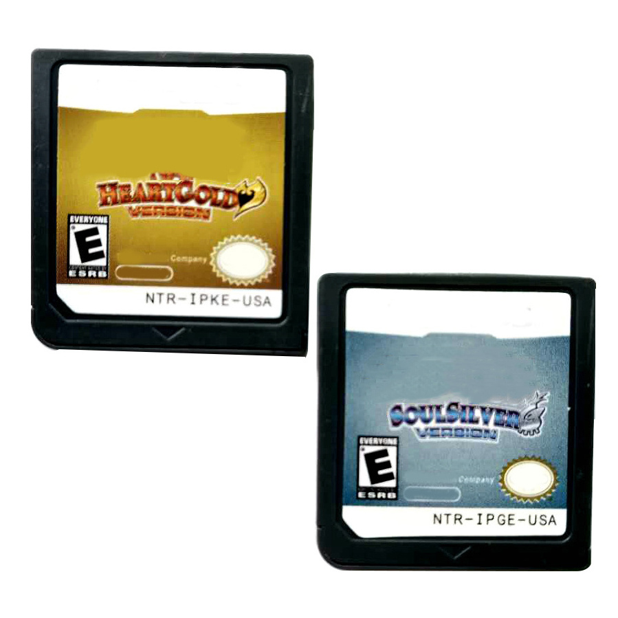 High Quality USA and EUR Version Game Cartridge Heartgold  Soulsilver for ds