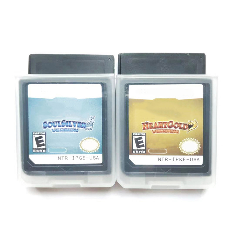 High Quality USA and EUR Version Game Cartridge Heartgold  Soulsilver for ds