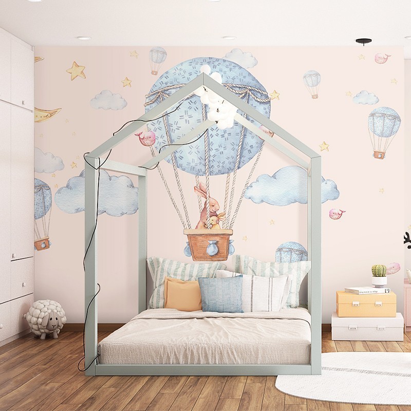 Princess Room Wall Cloth Boy Girl Bedroom Mural Bedside Background Wall Wallpaper Fantasy Theme Wallpaper