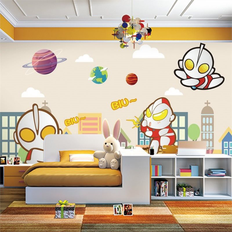 Peel and Stick Self-adhesive Non Adhesive Children's Kids Room Custom Durable Removable Wall Cartoon Animal Fox Deer Kids Decals