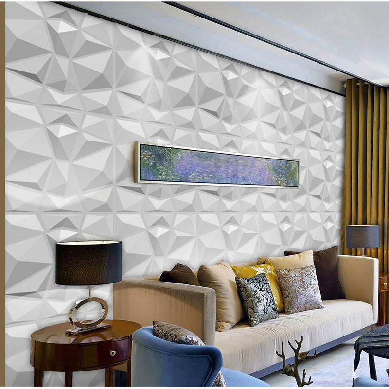 Factory Design Ceiling Panel Livingroom Feature Gold Modern Tiles 3d Wall Panels Interior Decorative