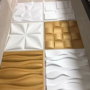 New Interior Wallpaper Covering Decoration Office Bedroom Diamond Gold Pvc Wall 3d Panel Decoration