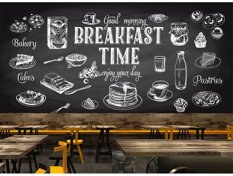 Wall Mural Nature 3d Wallpaper Sticker Custom Print Wall Mural for Coffee Pizza Restaurant Barber Hairdresser Clothing Store Bar