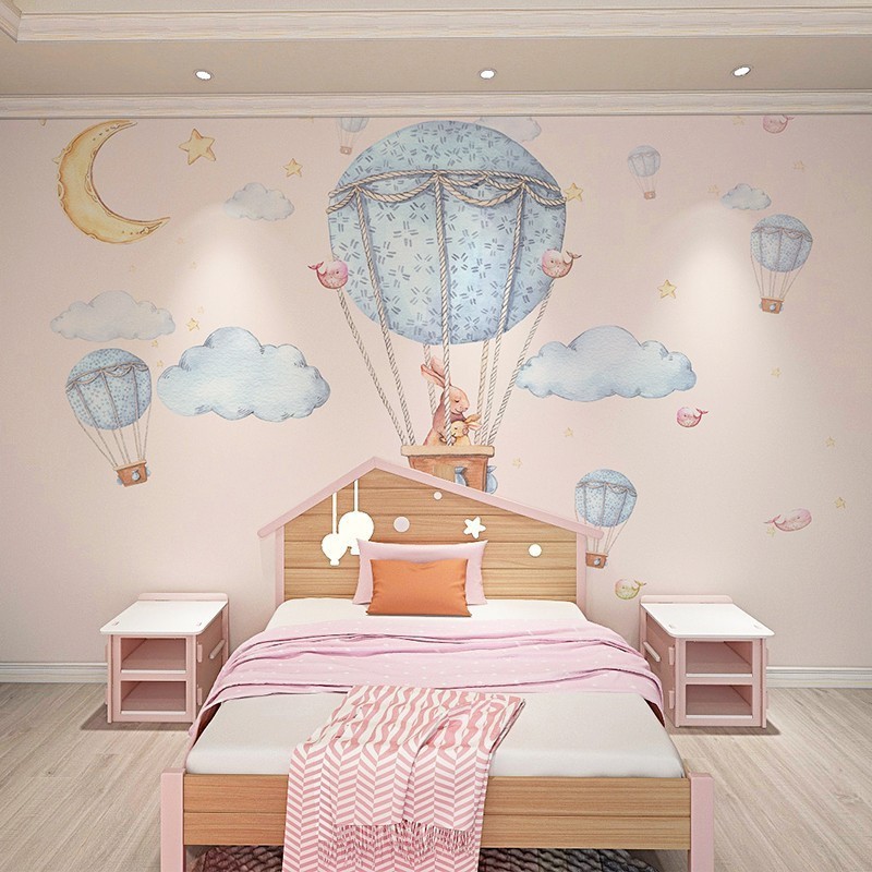 Princess Room Wall Cloth Boy Girl Bedroom Mural Bedside Background Wall Wallpaper Fantasy Theme Wallpaper