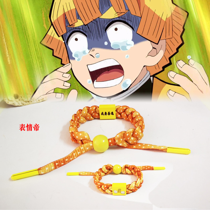 Character Kamado Tanjirou Kamado Nezuko Demon Slayer Anime Kimetsu No Yaiba Weave Bracelet