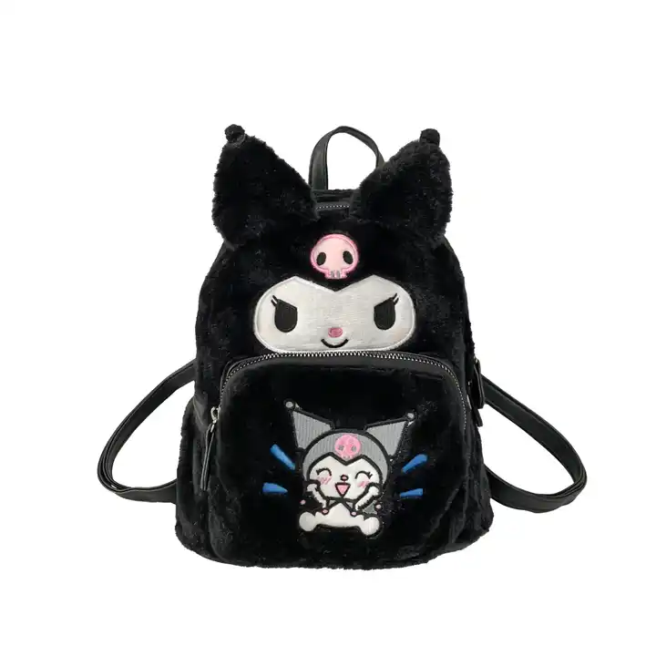 Wholesale Sanrio cute plush pudding dog shoulder bag girls shopping cartoon mini backpacks