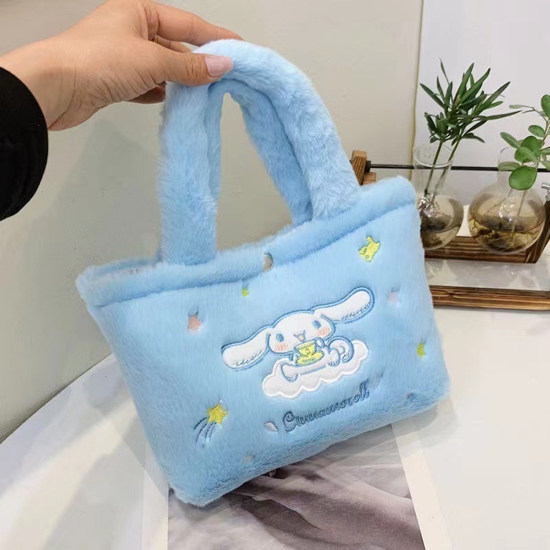 Wholesale New Kurumi Handbag Yuki Dog Plush Toys Backpack Cartoon Sanrio Handbag Plush Toys