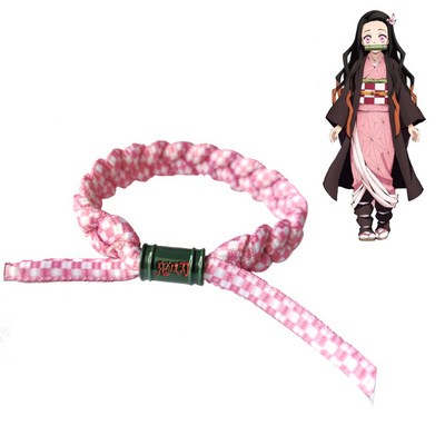 Character Kamado Tanjirou Kamado Nezuko Demon Slayer Anime Kimetsu No Yaiba Weave Bracelet