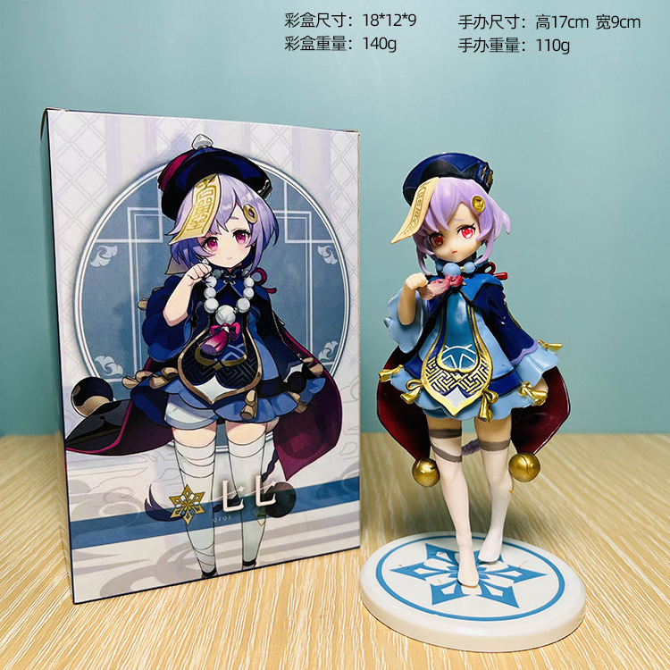 Games Models Doll Figures Traveler Barbatos Hu Tao Xiao zhongli Yae Miko Anime Genshin Impact Action Figures