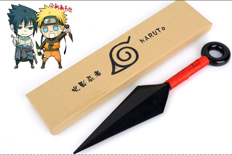 Cosplay 3pcs Set Model Nara Shikamaru Kunai Sword Weapons Ninja Hand Sword