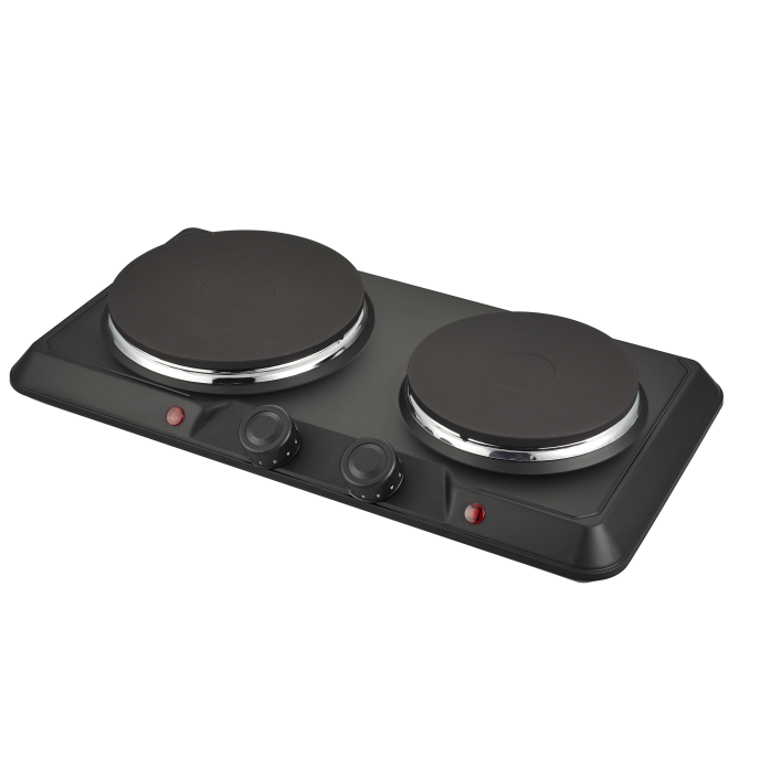 Hot selling safety electric cooking burner solid electric stove double two twins hot rolled plate 202-D310