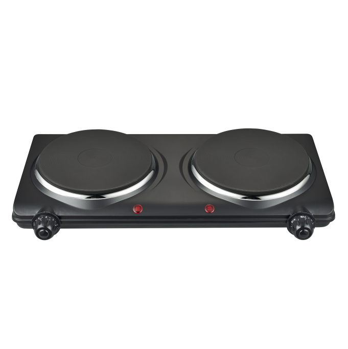 Hot selling safety electric cooking burner solid electric stove double two twins hot rolled plate 202-D310