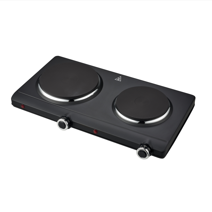 Hot selling safety electric cooking burner solid electric stove double two twins hot rolled plate 202-D310