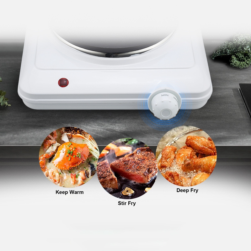 Multipurpose hot plate 1000w cooking hot plate electric heating plate for cooking with indicator light