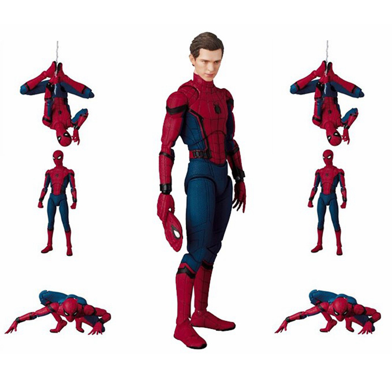 OEM High quality 15CM Spider Man Toys PVC Action Figure Spiderman Collection Toy with box