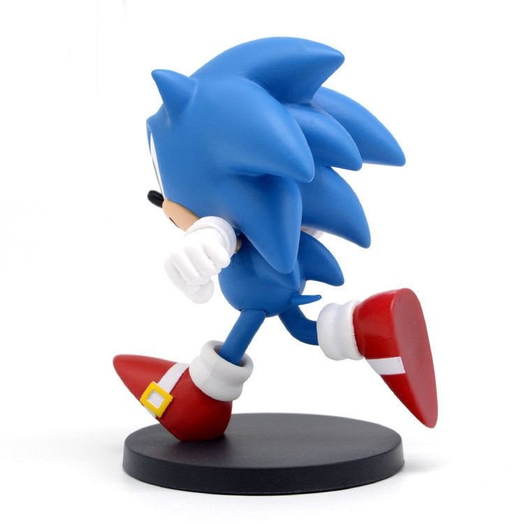 Oem manufacturer Custom figure PU Pvc plastic sonic toy customized toys sonic