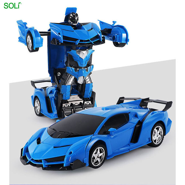 New Funny Controlled Deformation Remote Toy For Adults Radio Control Car Transforming Robot Boat RC Intelligent Toys