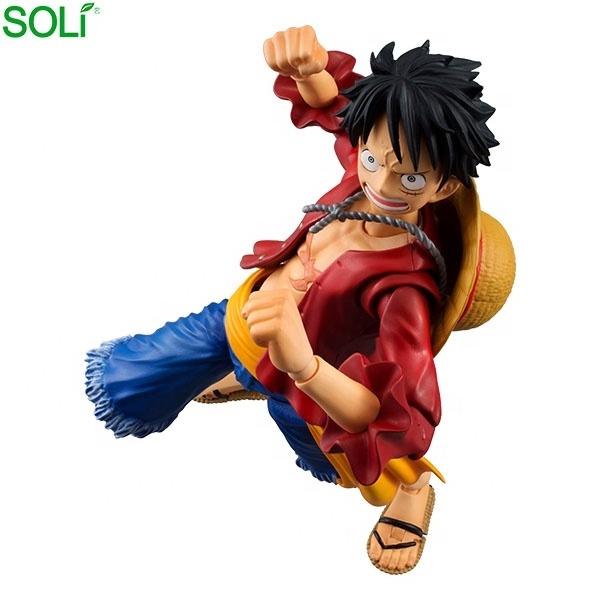 Anime cartoon one hot toys monkey d. luffy action figure resin nude action figure