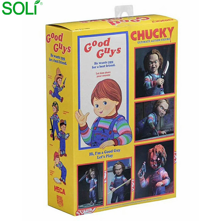 15 cm pvc plastic toys doll with color box neca action figures chucky figure chucky