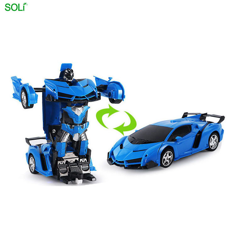 New Funny Controlled Deformation Remote Toy For Adults Radio Control Car Transforming Robot Boat RC Intelligent Toys