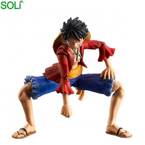 Anime cartoon one hot toys monkey d. luffy action figure resin nude action figure