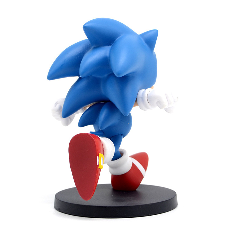 Oem manufacturer Custom figure PU Pvc plastic sonic toy customized toys sonic