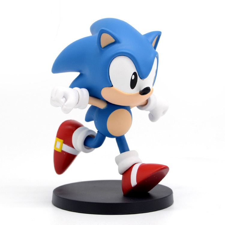 Oem manufacturer Custom figure PU Pvc plastic sonic toy customized toys sonic