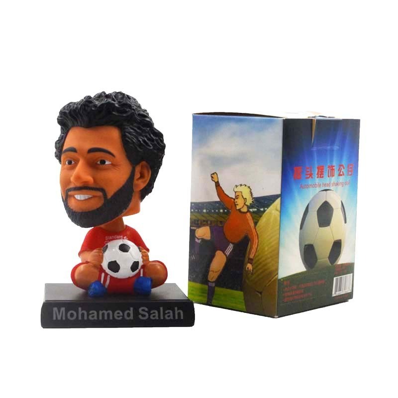 Q version Football fans gifts shake his head dolls neymar toy Messi figure Beckham toy Car decoration