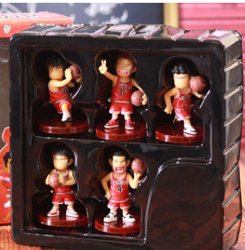 8 cm color box sakuragi hanamichi Kaede Rukawa Anime toy slam dunk figure slam dunk