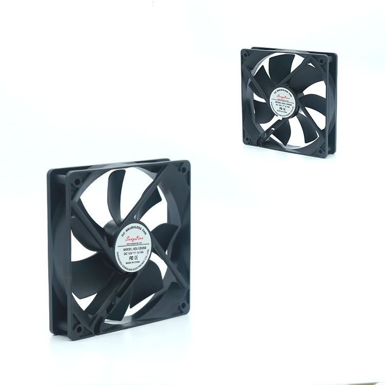 120mm*120mm*25mm Heavy Duty Low Noise 12025 Axial Cooling Fan for Industrial Refrigeration